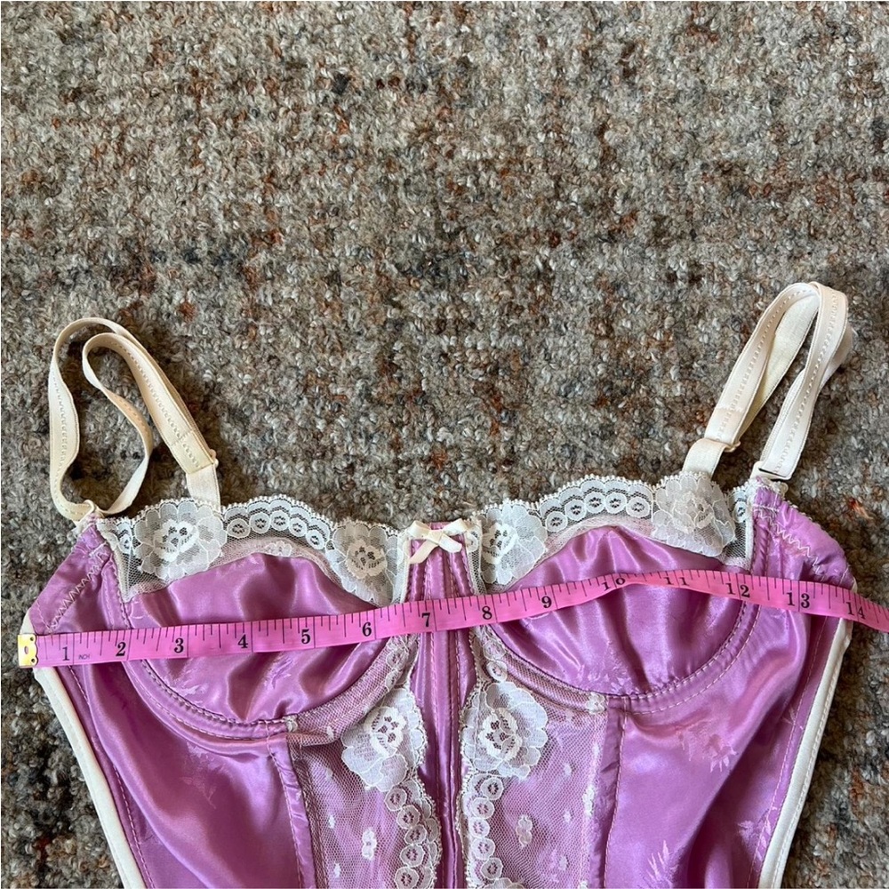 Pink Lace Trim Tank Top - Picture 2 of 4